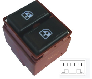 {DepartmanAdi} / CAM KALDIRMA ANAHTARI SLX  ÇİFTLİ TOFAŞ SOL 6 FİŞLİ  SGR25201 WIN1400 WIN33102 AN0765 MCAR-AN204 {Ozet}