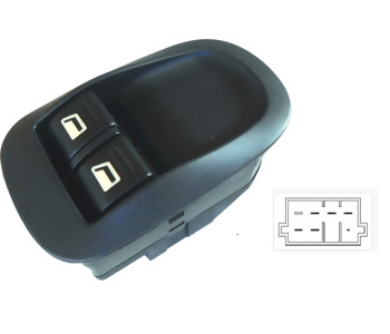 {DepartmanAdi} / CAM KALDIRMA ANAHTARI ÇIFTLI SOL 6 FİŞLİ PEUGEOT 206   WIN          AN2212 MCAR-AN606 {Ozet}