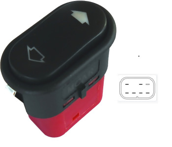 {Katagori} / CAM KALDIRMA ANAHTARI TEKLİ 6 FİŞLİ FORD T12 T15 ESCORT SGR25203 WIN33038-33312 AN0800 MCAR-AN301  