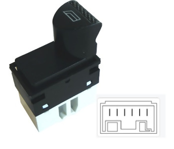 {Katagori} / CAM KALDIRMA ANAHTARI PALİO DOBLO ALBEA TEKLİ SOL BEYAZ 6 FİŞLİ SGR       WIN33125 AN0720 MCAR-AN210 