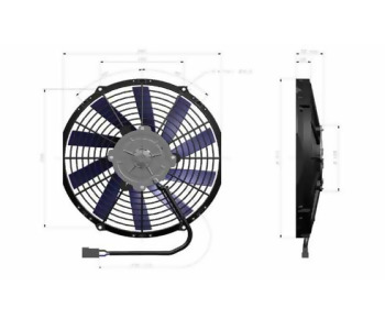{Katagori} / FAN MOTORU 12V 11 İNÇ EMİCİ 