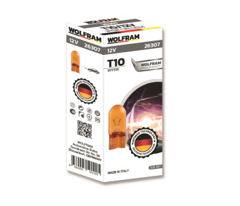 {Katagori} / 12V DİPSİZ AMPUL 5W T10 SARI       WOLFRAM 