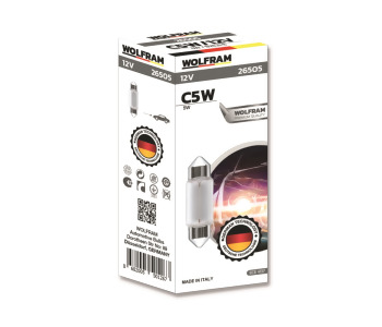 {Katagori} / 12V SOFİT AMPUL 5W CW5 36MM ORTA WOLFRAM 