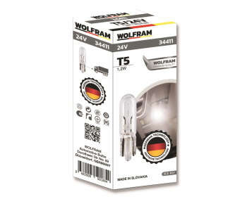WLF-34411 24V DİPSİZ AMPUL 1.2W  T5                WOLFRAM 