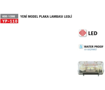 {Katagori} / PLAKA LAMBA LEDLİ UNIVERSAL BEYAZ 