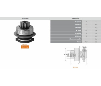 {DepartmanAdi} / MARŞ DİŞLİ 9D BOSCH TİP TERS FREZE VW SEAT PASSAT FORD  1*585-916   F52734   Z799  SDR1038 {Ozet}