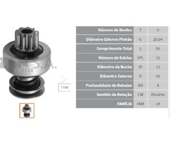 {Katagori} / MARŞ DİŞLİ 9D DELCO TİP LİNCOLN TELEDYNE   10457060         Z652  Z1198 