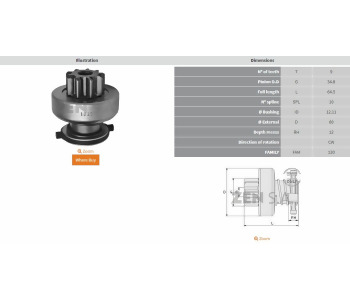 {Katagori} / MARŞ DİŞLİ 9D MAKO TİP DUCATO İVECO DAİLY  83226569 MEA15569   F73619   F73620   Z1025  SDR5005 