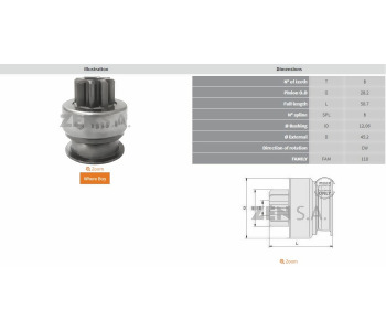 {Katagori} / MARŞ DİŞLİ 8D MİTSUBİSHİ TİP VALEO TİP 8D HYUNDAİ SONATA MAZDA NİSSAN  F61174  Z595 Z1695  SDR6021 