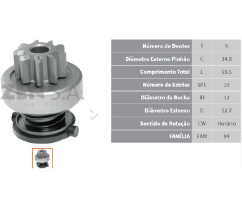 {Katagori} / MARŞ DİŞLİ 9D BOSCH TİP TOYOTA HİLUX F*AL1281 1*821      Z1562  SDR1161 