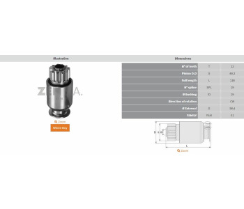 {Katagori} / MARŞ DİŞLİ 12D DELCO TİP CATERPİLLER İŞ MAKİNASI   M029075249     Z776  SDR9043 