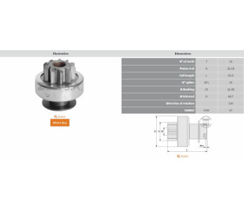 {Katagori} / MARŞ DİŞLİ 10D VALEO TİP OPEL MOVANO RENO MASTER  191363 363191   F72658     Z1618  UMD5750 