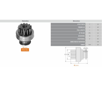 {Katagori} / MARŞ DİŞLİ 13D LUCAS TİP FORD TRANSİT DİZEL   5*739 TMB116 ML102   F42460    Z398   SDR0013   TJT103 