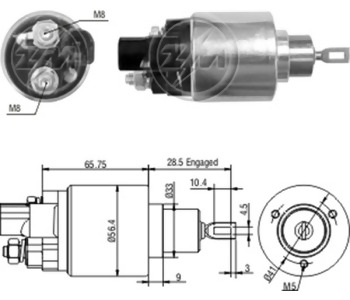 {Katagori} / MARŞ OTOMATİĞİ 12V BOSCH TİP SOKETLİ TOYOTA  SS0289S 