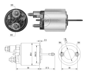 {Katagori} / MARŞ OTOMATİĞİ 12V VALEO TİP 2 DELİK FİŞLİ OPEL CİTROEN CED583 
