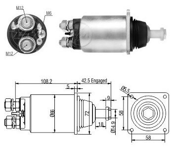 {Katagori} / MARŞ OTOMATİĞİ 24V BOSCH TİP SCANİA 114 124 144 DAF TEK ÇIKIŞ 