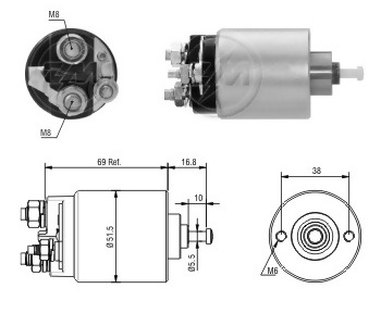 {Katagori} / MARŞ OTOMATİĞİ 12V MOTOGRAF TİP 2 DELİK FORD FOCUS C-MAX FİESTA RENAULT NİSSAN KISA TİP  