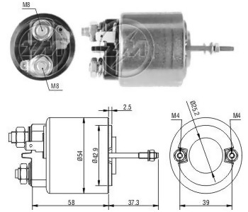 {Katagori} / MARŞ OTOMATİĞİ 12V VALEO TİP 2 DELİK FİŞLİ PEUGEOT CİTROEN   CED529  CED518  