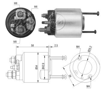 {DepartmanAdi} / MARŞ OTOMATİĞİ 12V VALEO TİP 2 DELİK  M6  DOBLO 1.3  1.9  594347   594773  CED5033  CED5200 {Ozet}