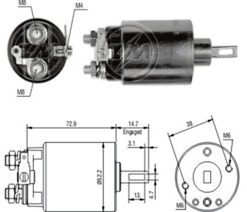 {DepartmanAdi} / MARŞ OTOMATİĞİ 12V HİTACHİ TİP NİSSAN DATSUN LEVEND 2500  SNLS627 SNLS628 SNLS620 SL4009 ZM584 ZM781 {Ozet}