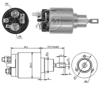 {DepartmanAdi} / MARŞ OTOMATİĞİ 12V BOSCH TİP ÇİF ÇIKIŞLI SNLS240 {Ozet}