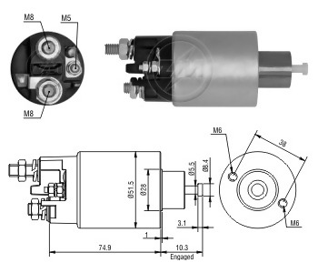{Katagori} / MARŞ OTOMATİGİ 12V MİTSUBİSHİ TİP CLİO 1.5 DİZEL KANGO 1.5 PEUGEOT CİTROEN OPEL MOVANO 2 DELİK  