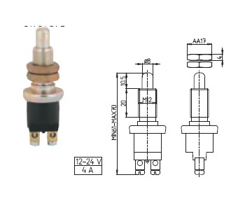{Katagori} / FREN MÜŞÜRÜ METAL GÖVDE             FORD 5000             BOŞ-DEVREDE  08-003 