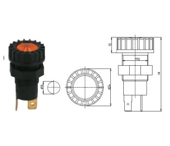 {Katagori} / GÖZ LAMBA İKAZ LAMBA RENKLİ SARI 53 AMPULE GÖRE 13-001S 