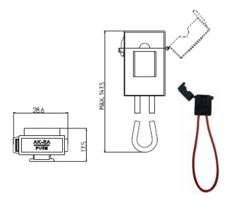 {Katagori} / SİGORTA ARA SİGORTA YUVASI BIÇAK SİGORTA KABLOLU AKSA 01-015  