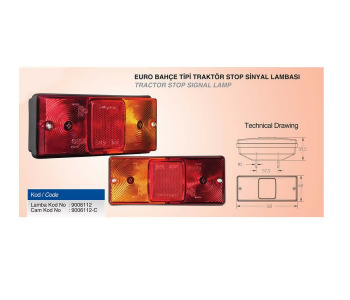 CERAY-6112 STOP LAMBA                     MF240 TİP KÜÇÜK ÜNİVERSAL 