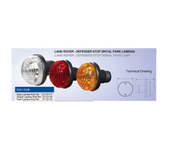 {Katagori} / PARK LAMBA LAND ROVER DEFENDER BEYAZ 