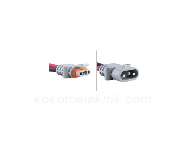 TES-SC2K088SET PARK KLİMA SOKETİ SET DİŞİ ERKEK   2K088SET KABLOLU 16MM 25CM KABLOLU 50A 600W 