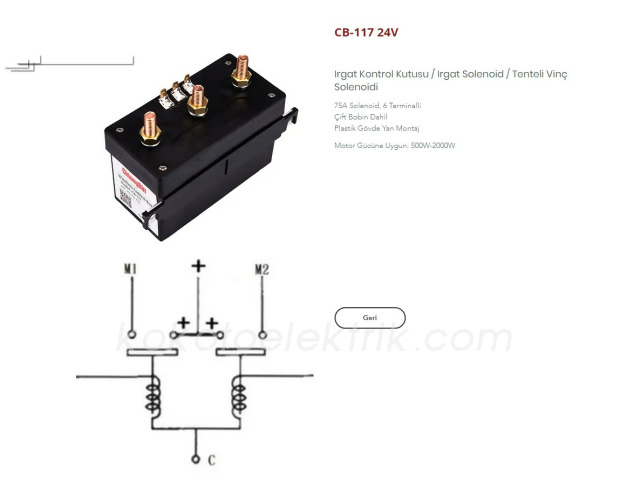 CHB-CB117 YARDIMCI ARA OTOMATİK 24V 