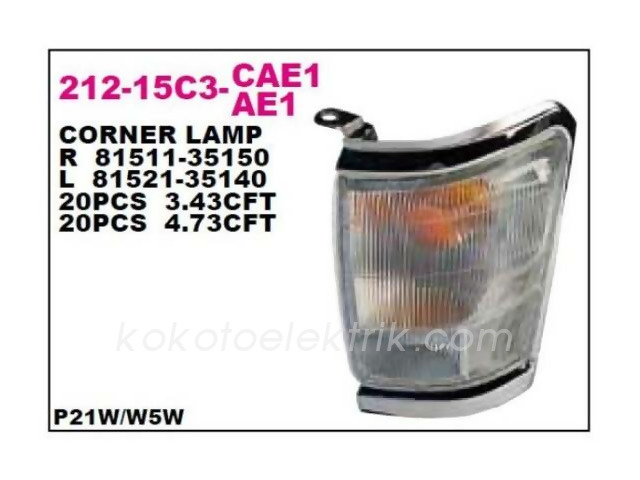 DEP-21215C3LAE1 SİNYAL LAMBA L SOL TOYOTA HİLUX 98-01 NİKELAJLI 