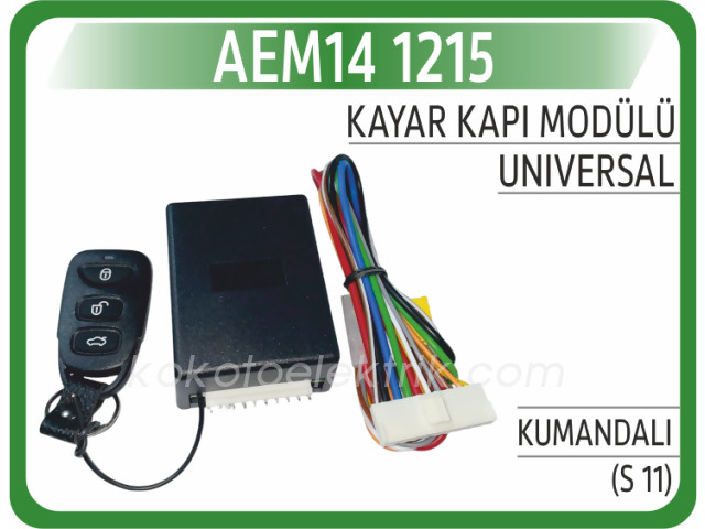 AEM-141215 KAYAR KAPI MODÜLÜ KUMANDALI S11 
