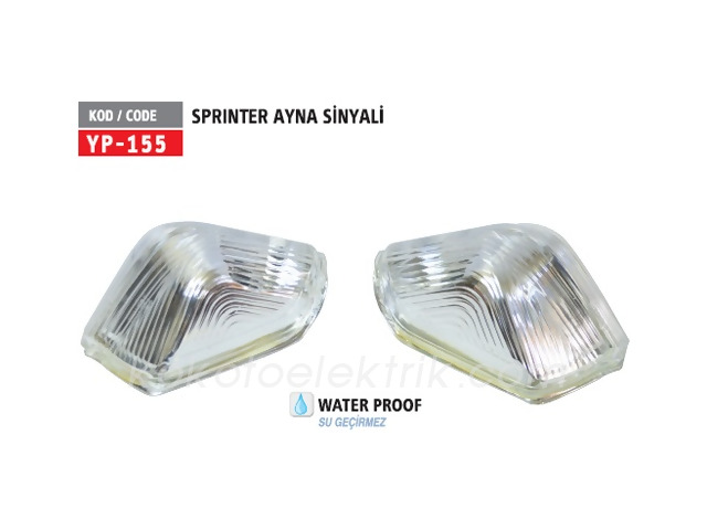 YUCE-YP155BL AYNA SİNYALİ L SOL SPRİNTER BEYAZ  