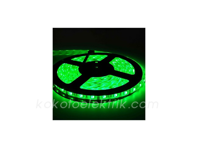 LED-5050Y24SE ŞERİT LED 24V YEŞİL       3 CİPLİ KALIN   LED 5050   