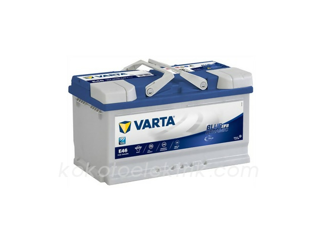 VARTA-12V75AEFB AKÜ 12V 75A START STOP      EFB  VARTA E46 