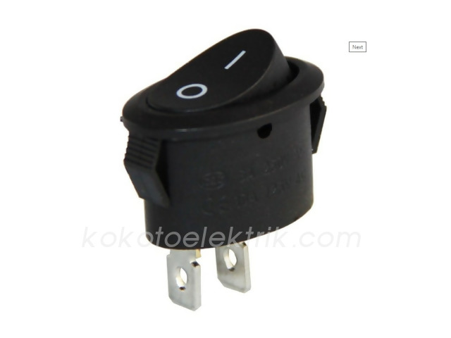 KOK-IC134C AÇMA KAPAMA ANAHTAR YUVARLAK ÇİFT DEVRE ÜNİVERSAL    IC134  TRK5637 