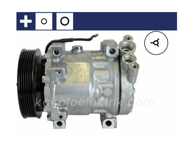 MAHLE-ACP1015000S KLİMA KOMPRESÖRÜ 12V 6PK RENAULT CLİO 2 KANGOO DİZEL 