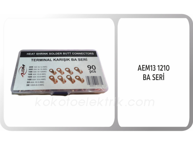 AEM-131210 BAKIR BAŞLIK KARIŞIK SET  