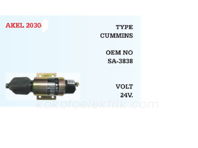 AKEL-2030 STOP OTOMATİĞİ 24V ALTTAN AYAKLI      CUMMİNS  