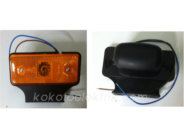 SABA-3034M060 SİDE MARKER LAMBA DUYLU DÜZ KAPALI 