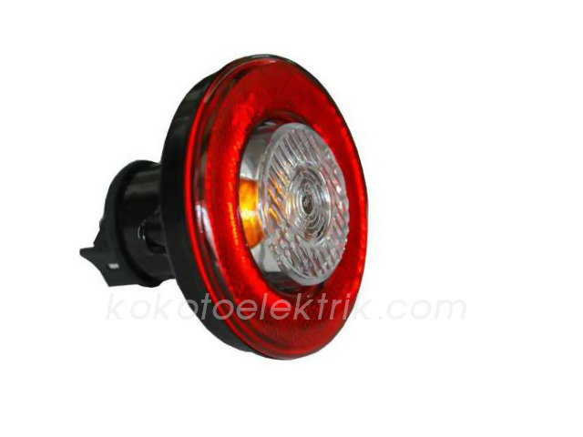 SABA-1070M160 SİS LAMBA YUVARLAK KIRMIZI OTOKAR  1070-M143 1070-M123 