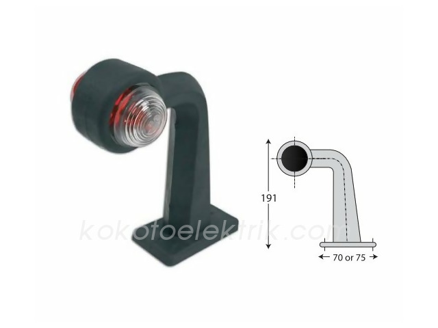 SABA-9500M004 TAKOZ LAMBA UZUN EĞRİ BOYNUZ KABLOLU 