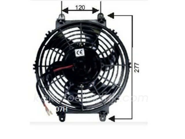 DODO-RFM1207H FAN MOTORU 24V 10 İNÇ PERVANELİ 