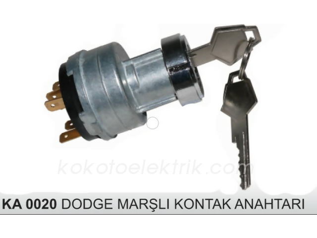 VRT-KA0020 KONTAK ANAHTARI DOÇ DODGE ÜNİVERSAL İŞ MAKİNASI 