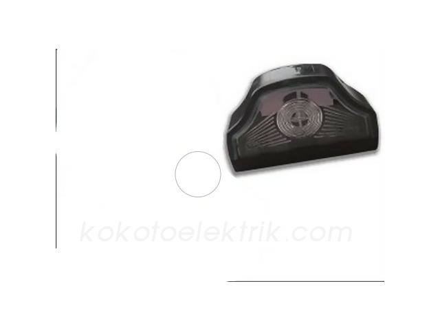 STP-09062C PLAKA LAMBASI CAMI ÜNİVERSAL YM FORD P100   SİYAH   STOPPLAS 