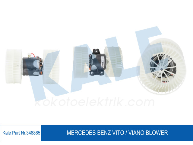 KALE-348865 KALORİFER MOTORU 12V MERCEDES W639 VİTO VİANO  