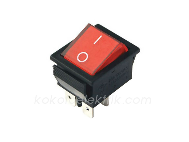 KOK-IC104 AÇ KAPA ANAHTAR TEKLİ GENİŞ SİYAH 4 FİŞLİ IC104 